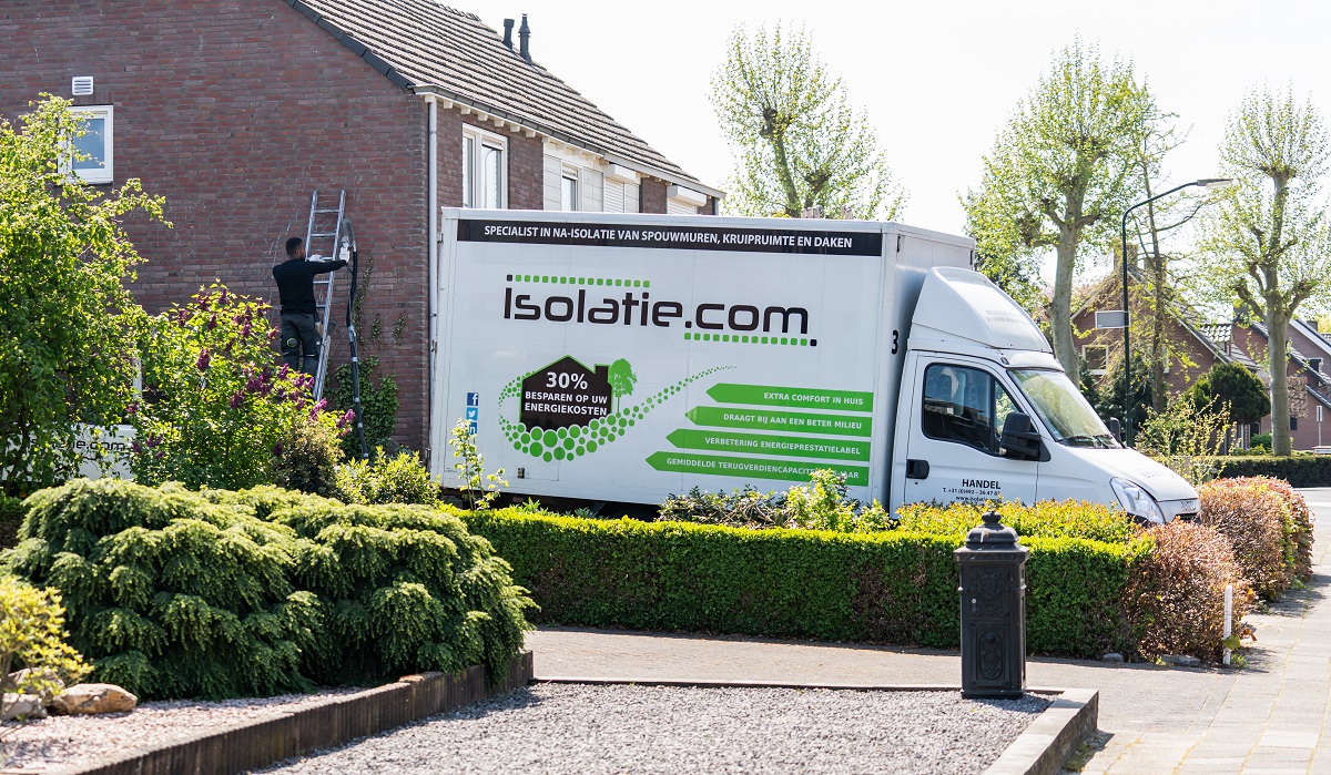 Isolatie.com vrachtwagen